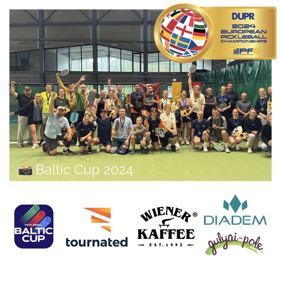 Team Latvia at EPC 23.-24.11.2024. European Pickleball Champioship